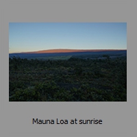 Mauna Loa at sunrise